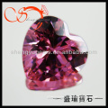 dazzling heart shape cz gemstone(CZHS0003)